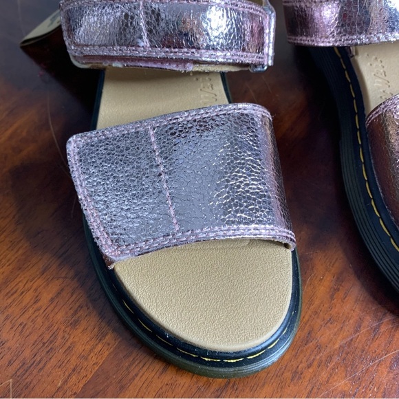 Dr.‎ Martens Pink Kids Sandals, Metallic Pink, NWOT, Size 3, Classic, Summer - Picture 8 of 10